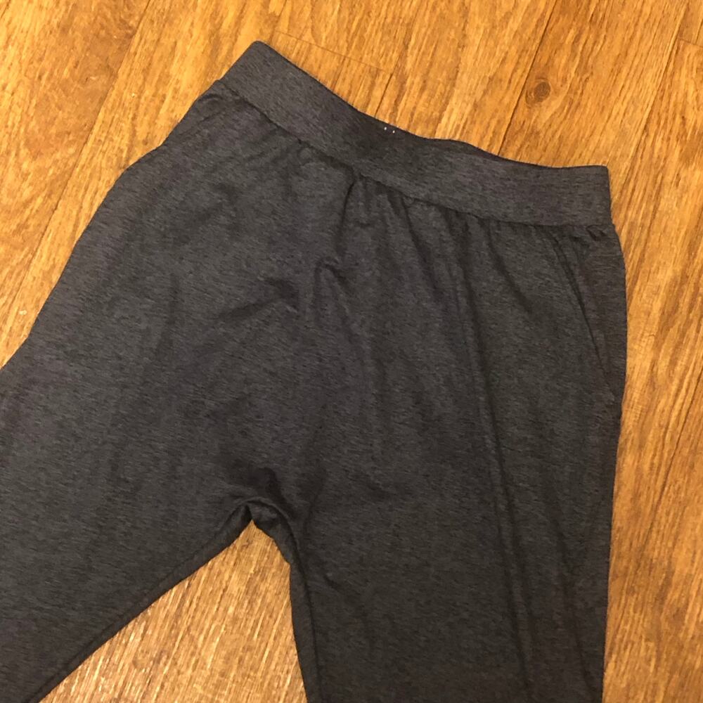 NWOT NUX Dark Gray Heathered Harem Pants Bottoms Size Small
